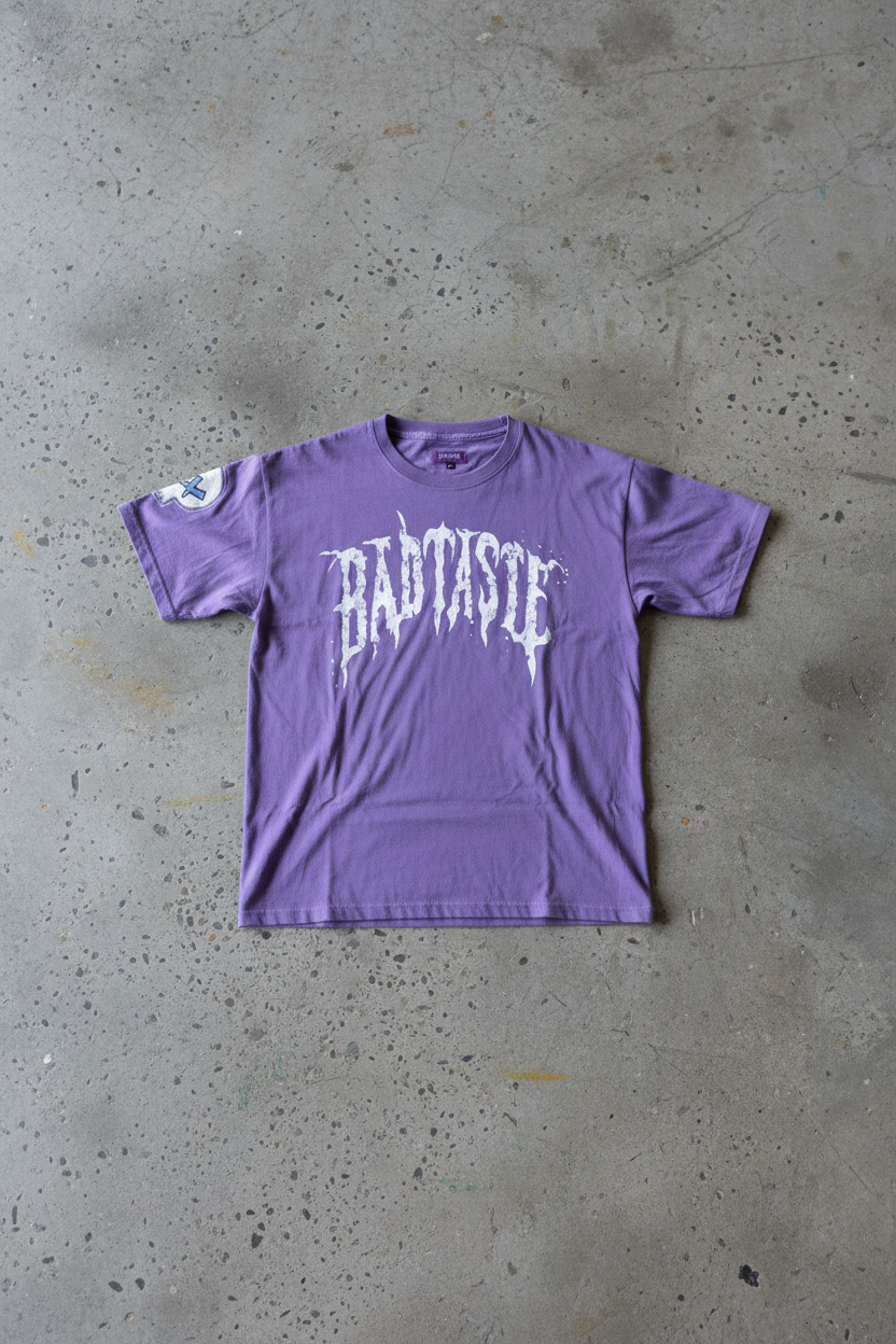 BADTASTE Tee on Concrete